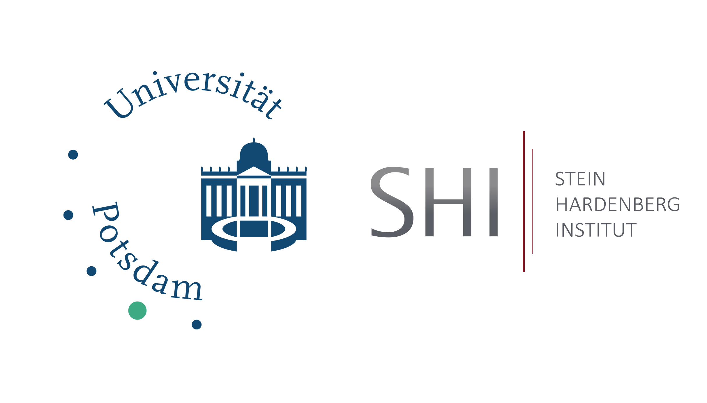 Logo der Universität Potsdam & SHI (Stein-Hardenberg Institut)