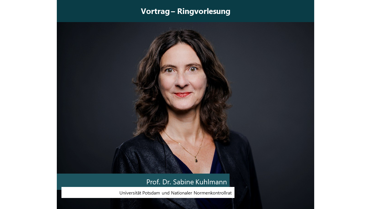 Portraitfoto von Prof. Dr. Sabine Kuhlmann