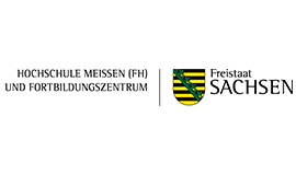 Logo der Hochschule Meissen und Fortbildungszentrum.