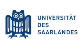 Logo der Universität des Saarlandes.